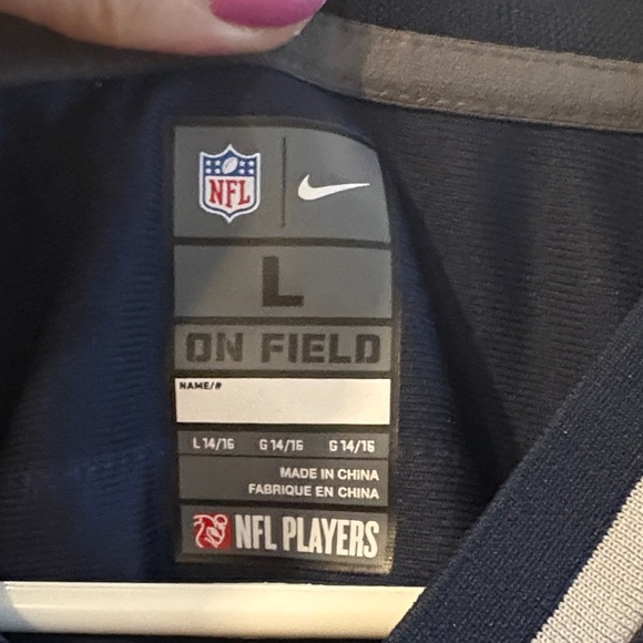 Patriots Gronkowski NFL Women's Navy Blue Jersey - Picture 2 of 4